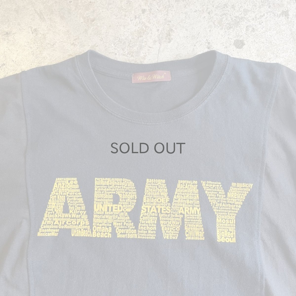 画像10: 【Wiz&Witch】"UNITED" FUTURE ARMY TEE / OS (10)