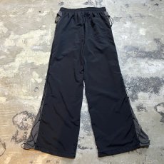 画像2: 【WONDERGROUND】SIDE COLOR LINE LACE UP PANTS / OS (2)