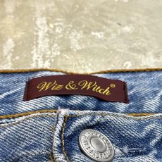 画像10: 【Wiz&Witch】"UNITED" SIDE ORIENTAL WIDE DENIM PANTS / W30 (10)