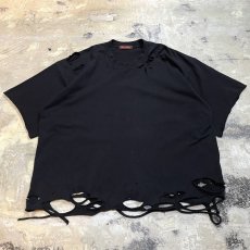 画像1: 【Wiz&Witch】"DIRTY BEAUTIFUL" DAMAGE ART TEE / OS (1)