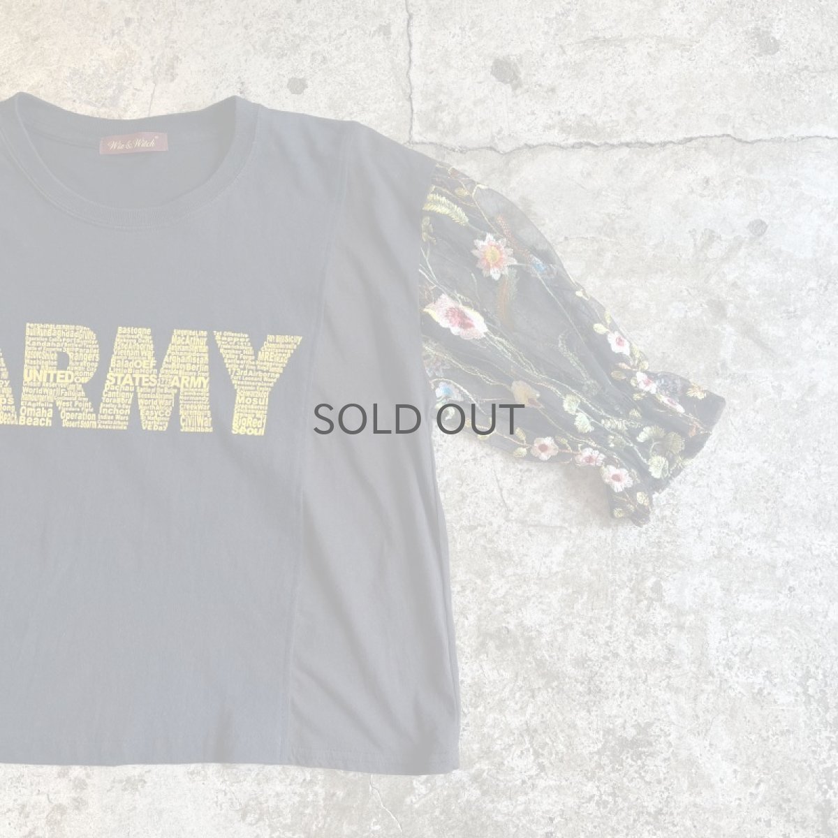 画像8: 【Wiz&Witch】"UNITED" FUTURE ARMY TEE / OS (8)