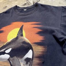 画像4: KILLER WHALE FRONT PRINTED S/S TEE / Mens M (4)