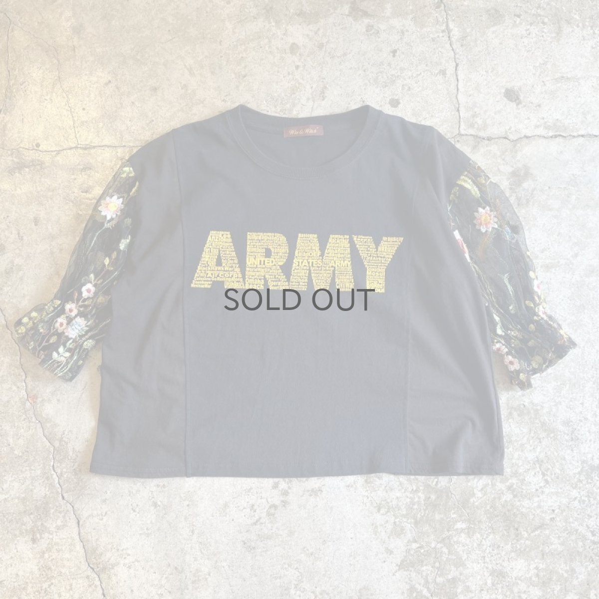 画像1: 【Wiz&Witch】"UNITED" FUTURE ARMY TEE / OS (1)