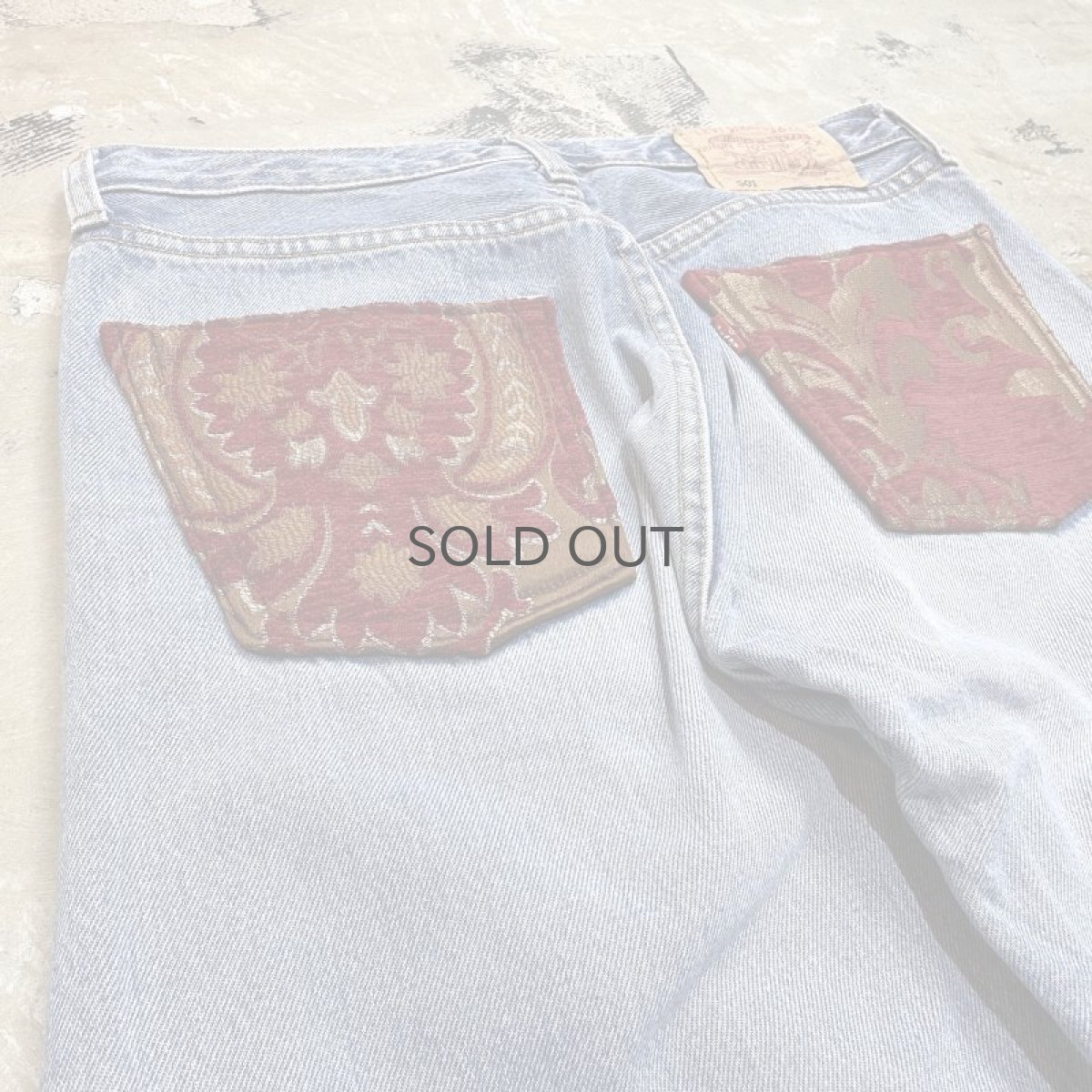 画像9: 【Wiz&Witch】"UNITED" SIDE ORIENTAL WIDE DENIM PANTS / W30 (9)