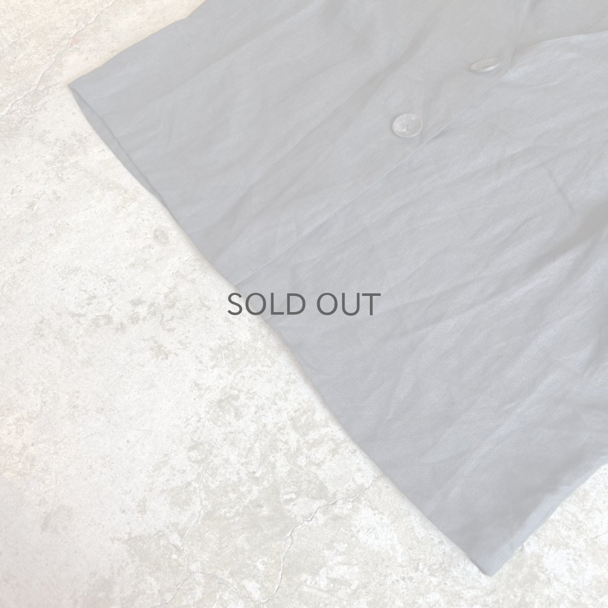 画像4: OLD PATCH EMBROIDERY DESIGN LINEN JACKET / Ladies L(46) (4)