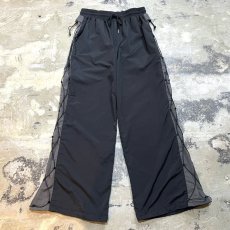 画像1: 【WONDERGROUND】SIDE COLOR LINE LACE UP PANTS / OS (1)