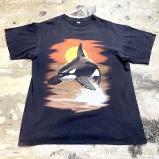 画像1: KILLER WHALE FRONT PRINTED S/S TEE / Mens M (1)