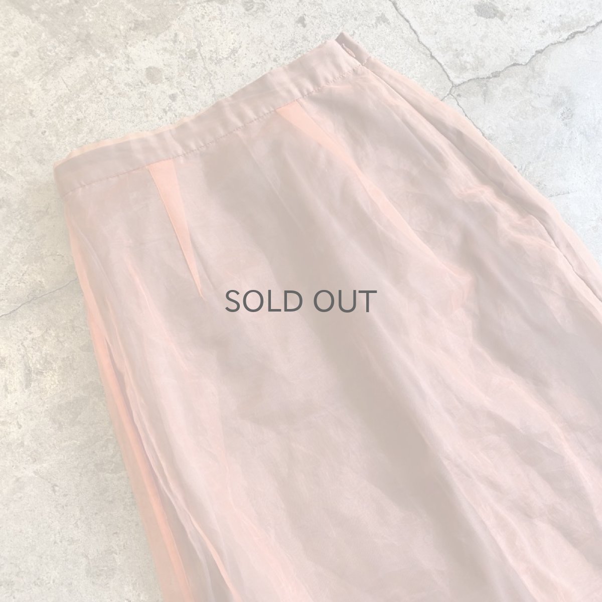 画像3: COLOR DESIGN SHEER SLIT SKIRT / W24~W27 (3)