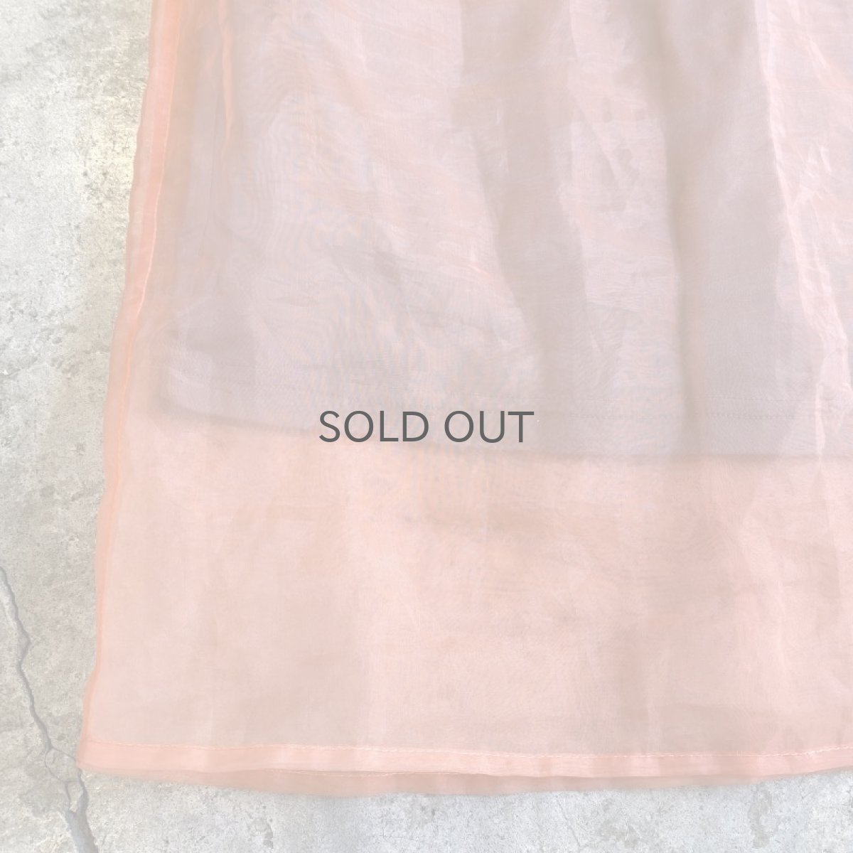 画像9: COLOR DESIGN SHEER SLIT SKIRT / W24~W27 (9)