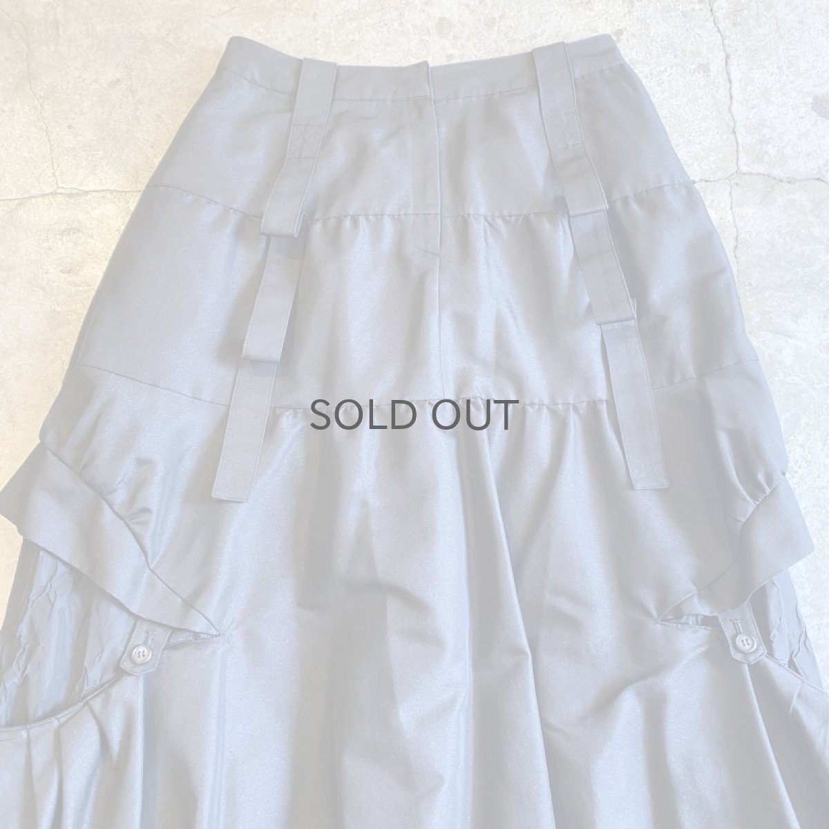 画像6: BALLOON DESIGN TIERED VOLUME SKIRT / W26 (6)