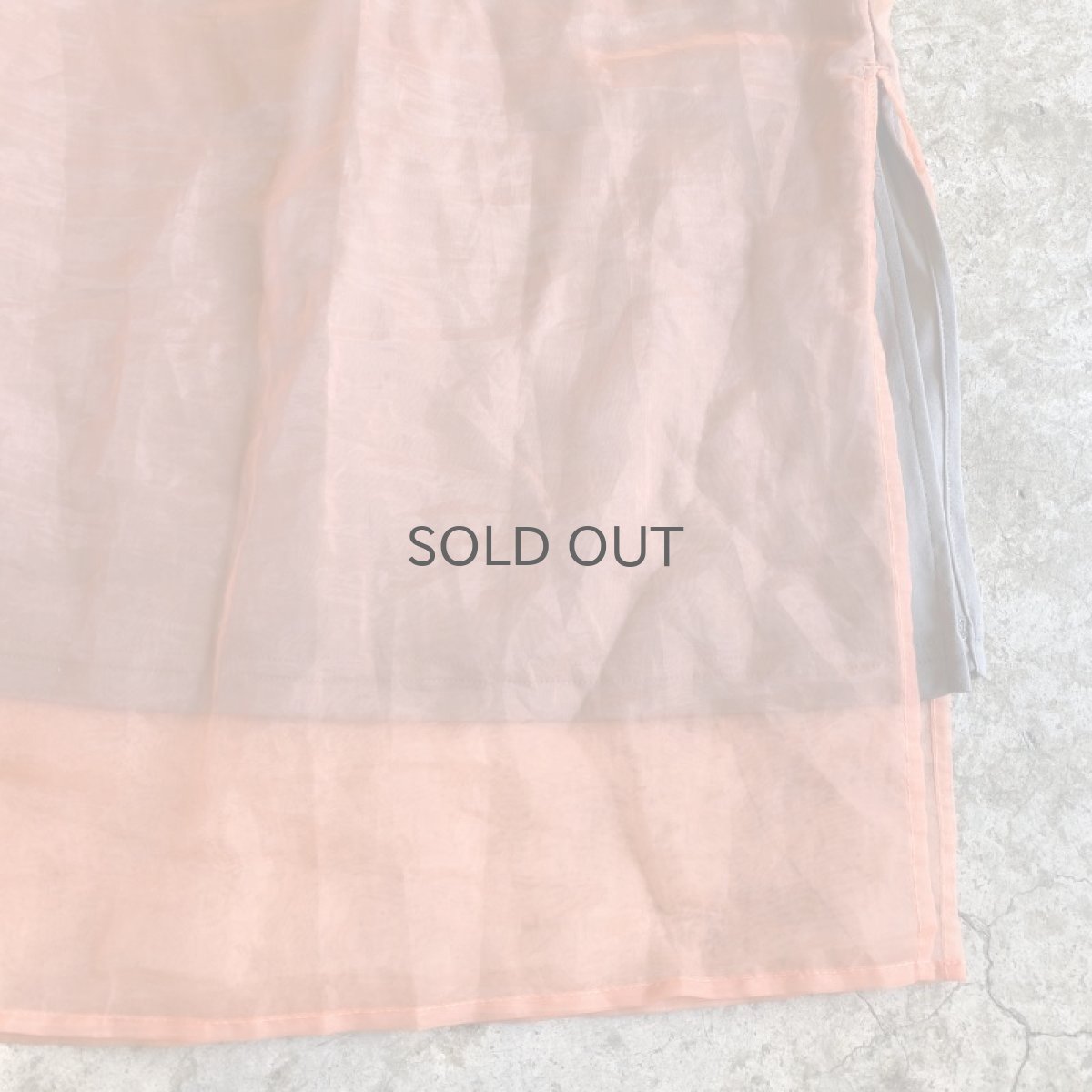 画像6: COLOR DESIGN SHEER SLIT SKIRT / W24~W27 (6)