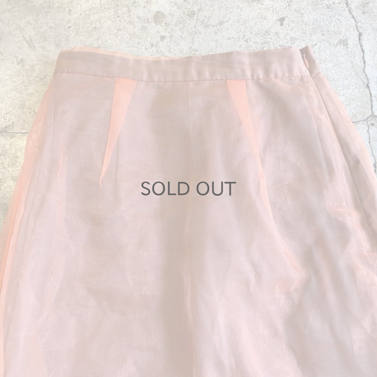 画像5: COLOR DESIGN SHEER SLIT SKIRT / W24~W27 (5)