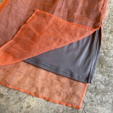 画像7: COLOR DESIGN SHEER SLIT SKIRT / W24~W27 (7)