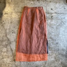 画像1: COLOR DESIGN SHEER SLIT SKIRT / W24~W27 (1)