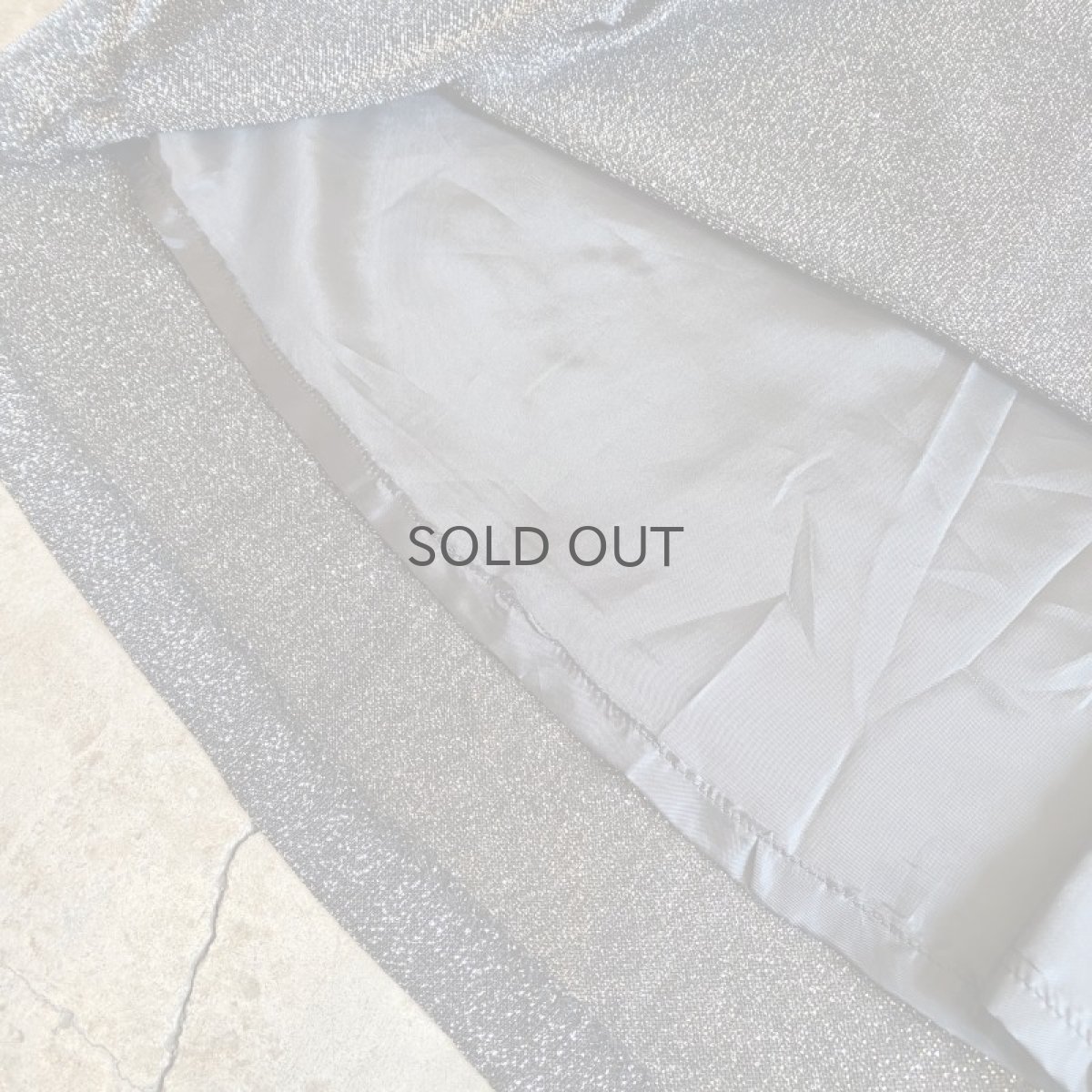 画像8: METALLIC DESIGN FLARE LONG SKIRT / W29 (8)