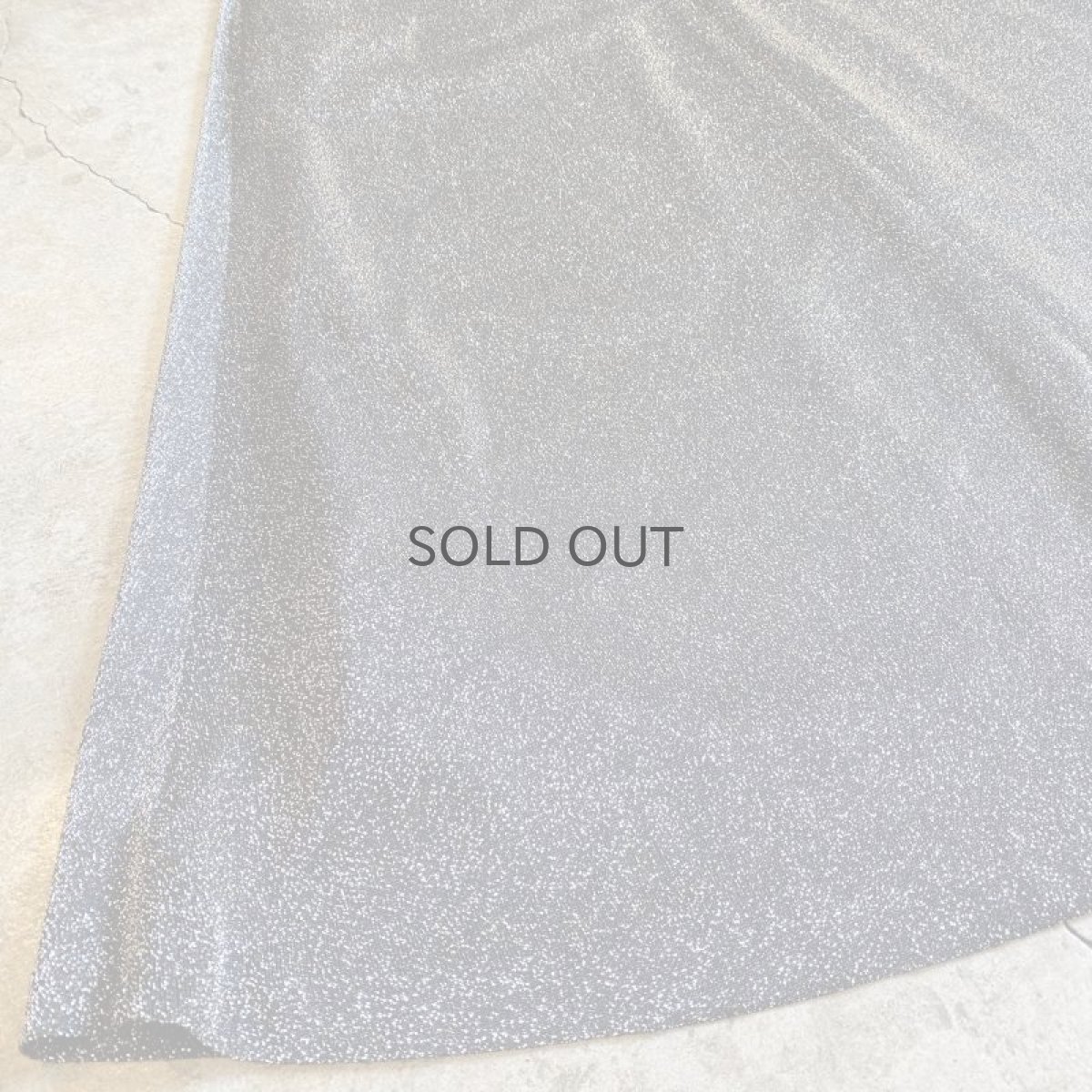 画像5: METALLIC DESIGN FLARE LONG SKIRT / W29 (5)