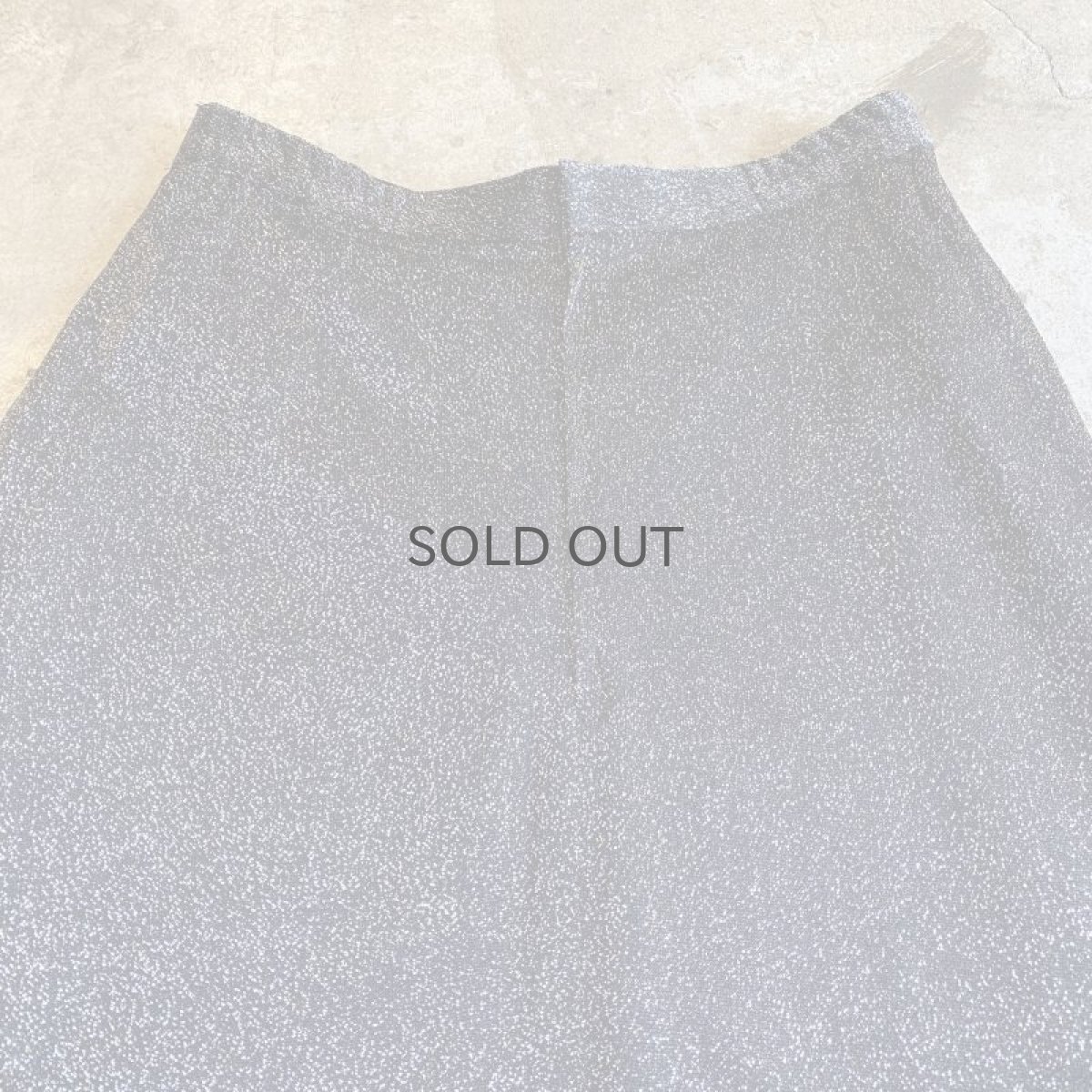 画像6: METALLIC DESIGN FLARE LONG SKIRT / W29 (6)