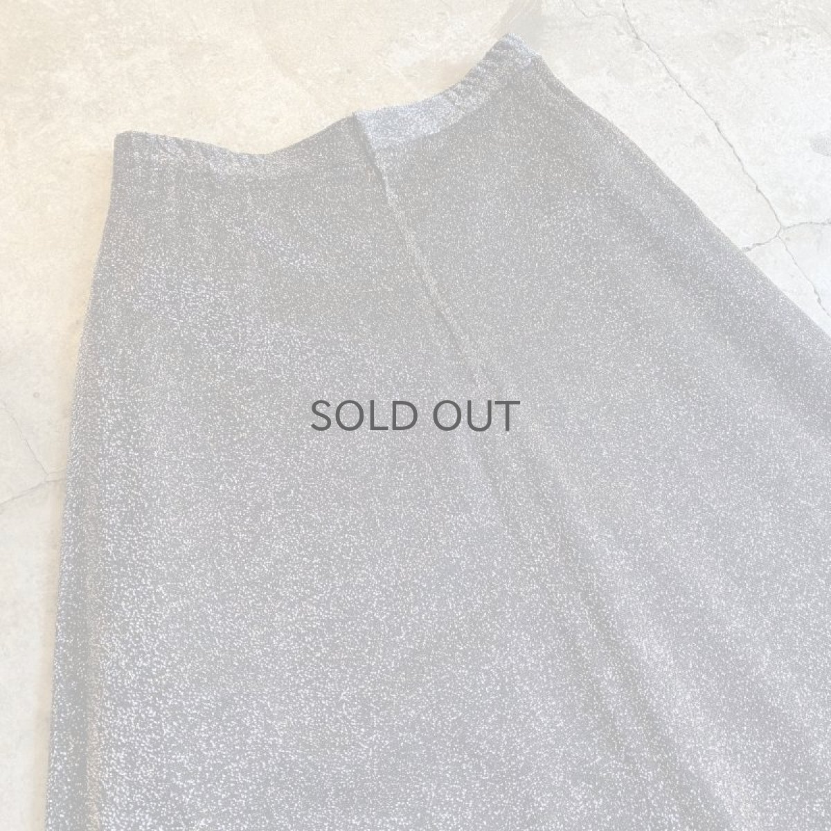 画像3: METALLIC DESIGN FLARE LONG SKIRT / W29 (3)