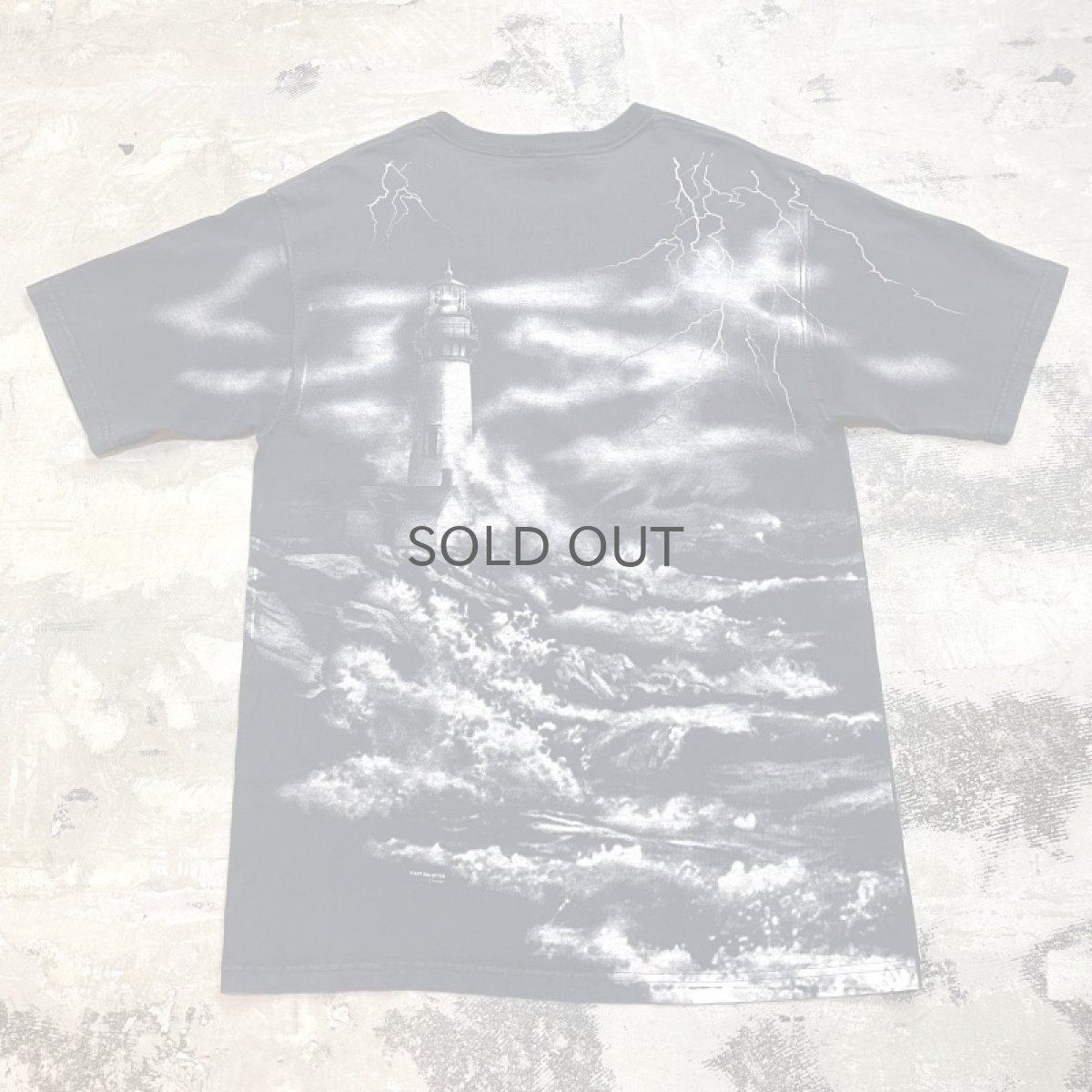 画像2: BOTH SIDE LIGHTHOUSE PRINTED S/S TEE / Mens L (2)