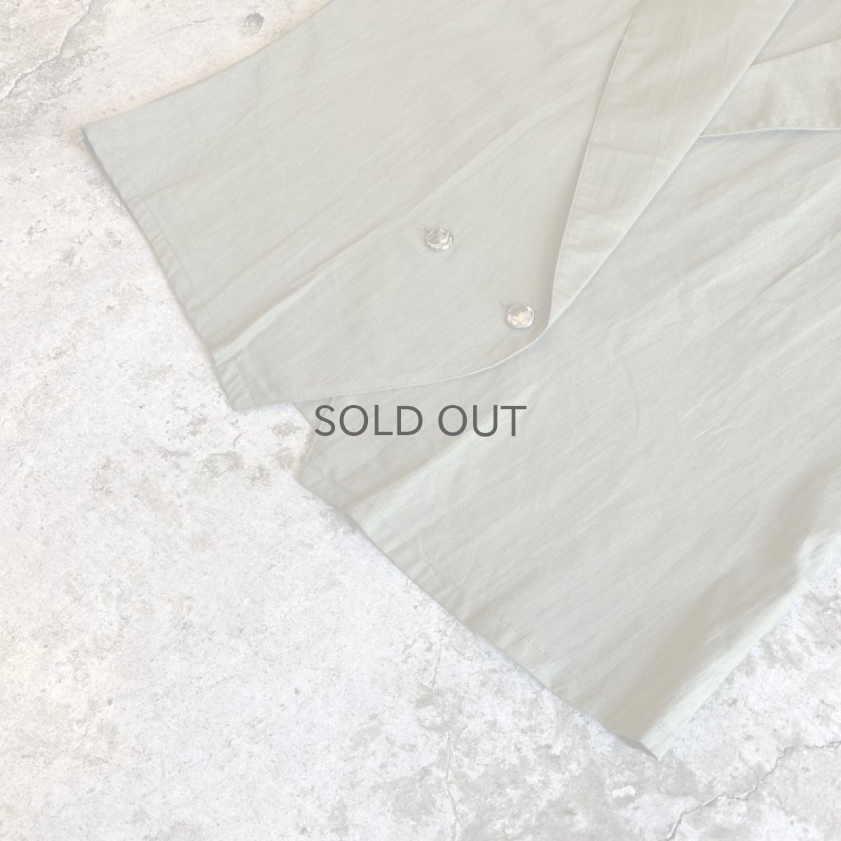 画像4: KHAKI COLOR DOUBLE DESIGN N/S TOPS / Ladies M  (4)