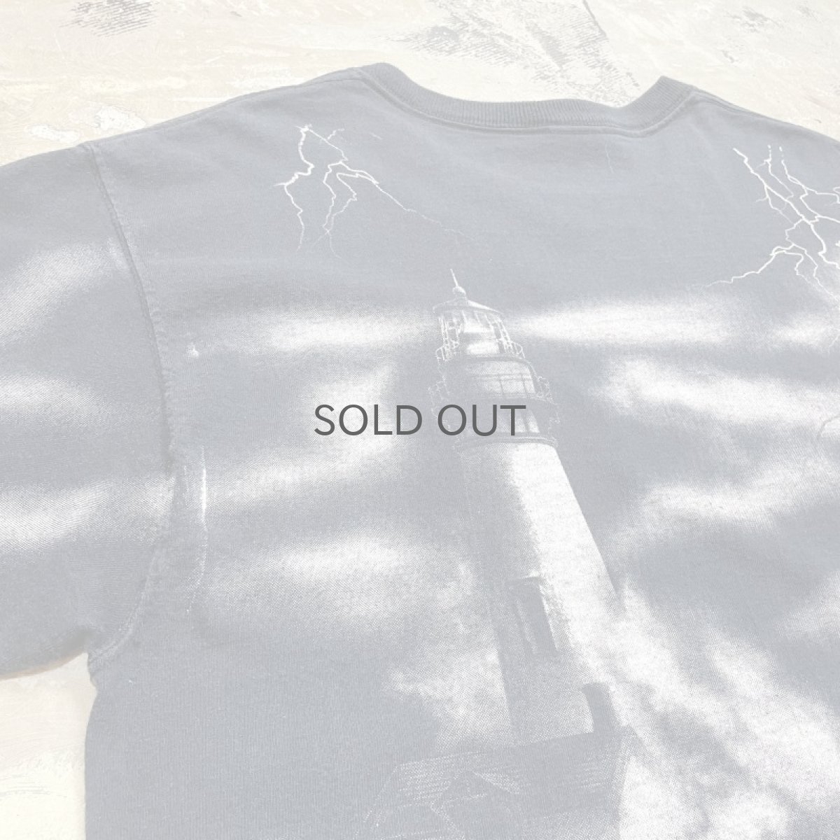 画像9: BOTH SIDE LIGHTHOUSE PRINTED S/S TEE / Mens L (9)