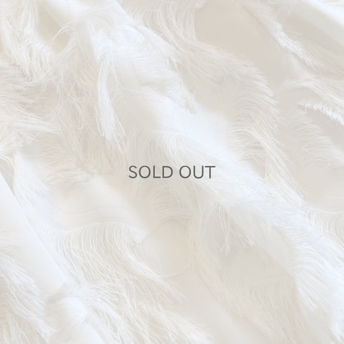 画像10: WHITE COLOR SHAGGY ALL OVER PATTERN DESIGN SKIRT / W24~W30 (10)