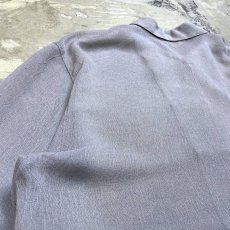 画像9: GRADATION COLOR FRONT S/S SHEER SHIRT / Mens L (9)