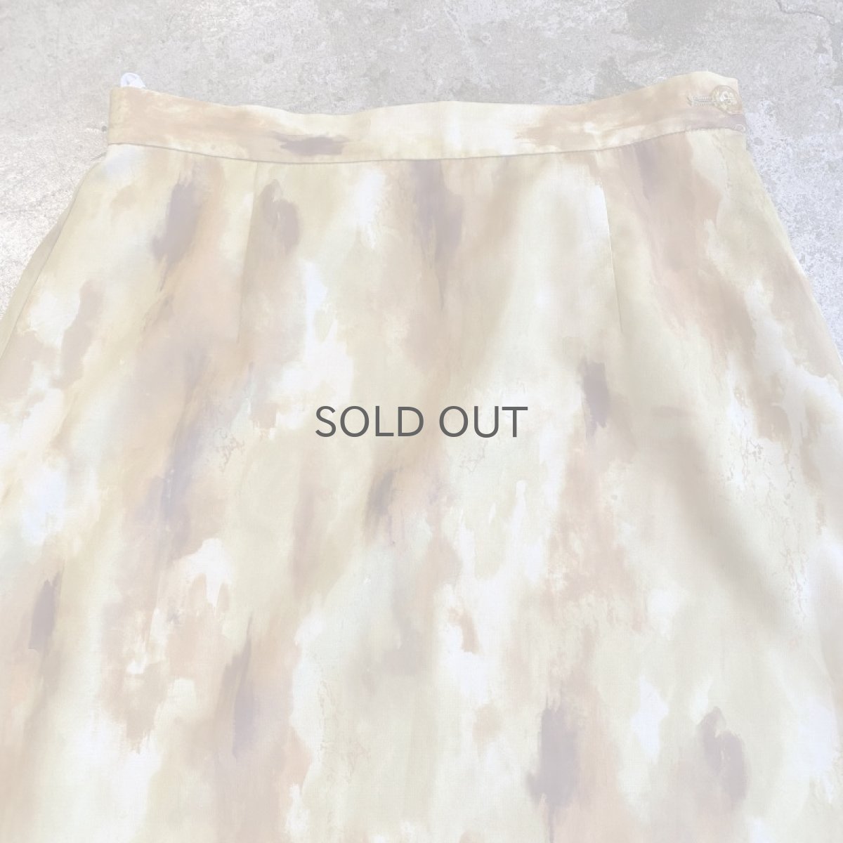 画像6: COLOR TIE DYE PATTERN DESIGN FLARE SKIRT / W27~W30 (6)