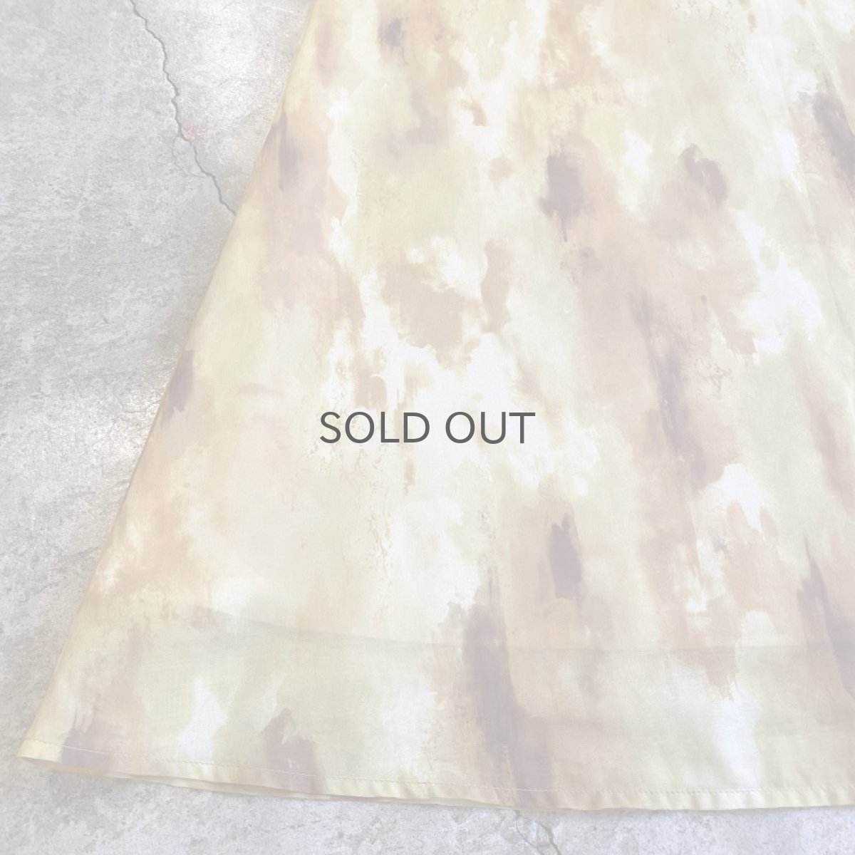 画像5: COLOR TIE DYE PATTERN DESIGN FLARE SKIRT / W27~W30 (5)