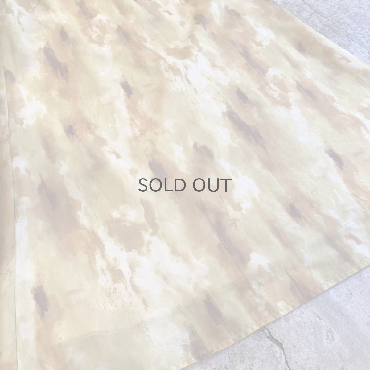 画像9: COLOR TIE DYE PATTERN DESIGN FLARE SKIRT / W27~W30 (9)