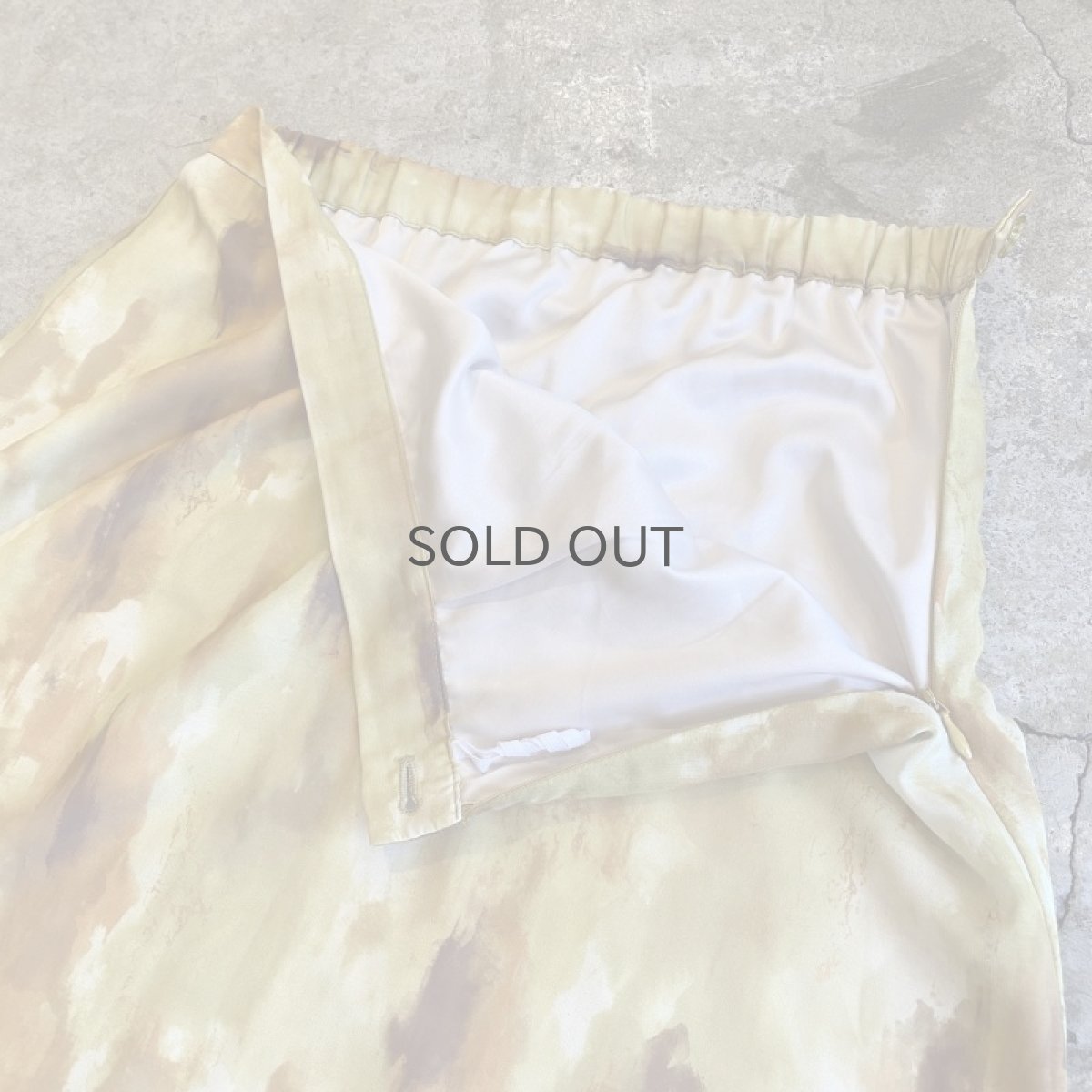 画像7: COLOR TIE DYE PATTERN DESIGN FLARE SKIRT / W27~W30 (7)