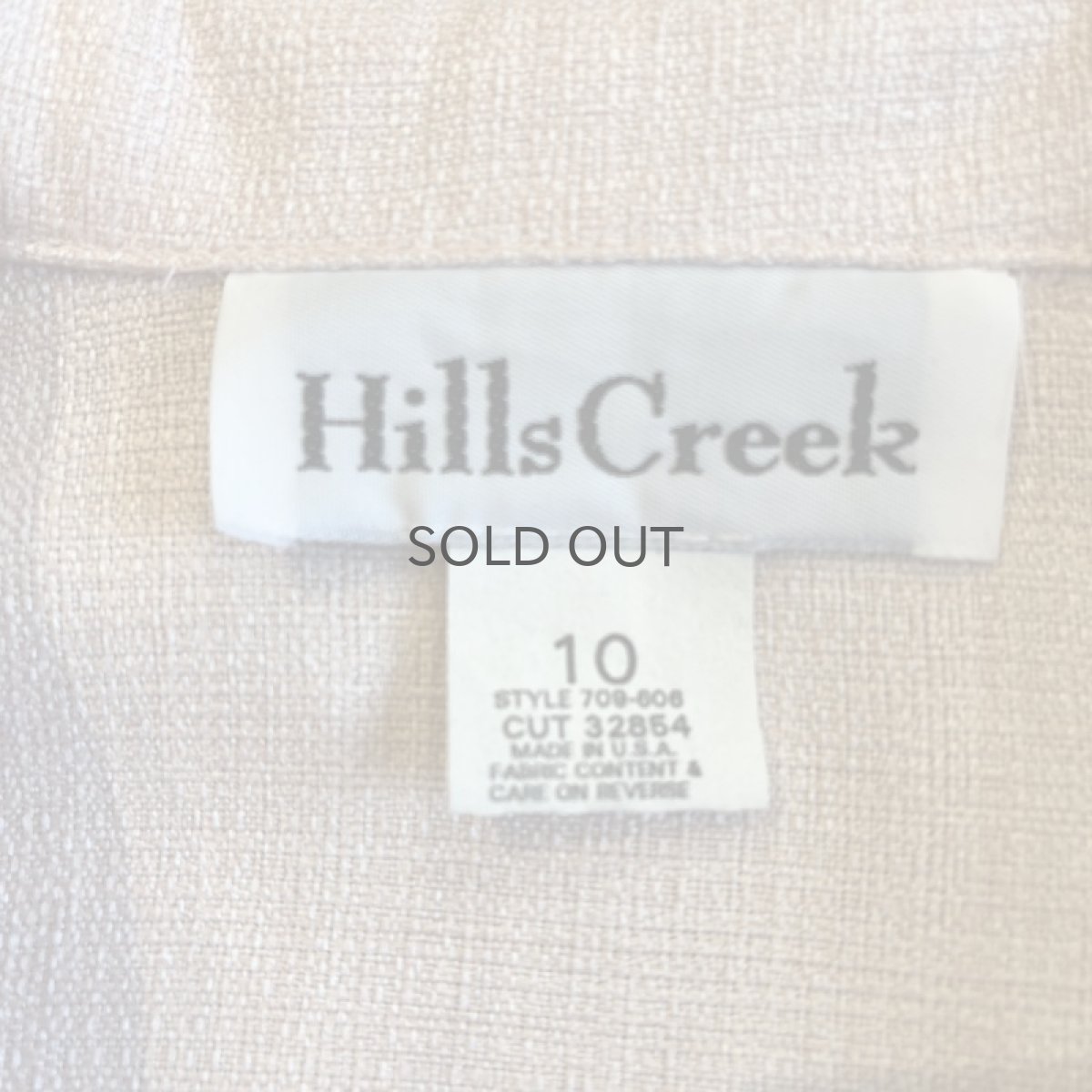 画像11: PALE TONE 2 POCKET DESIGN S/S TAYLOR JACKET / Ladies M(10) / MADE IN USA (11)