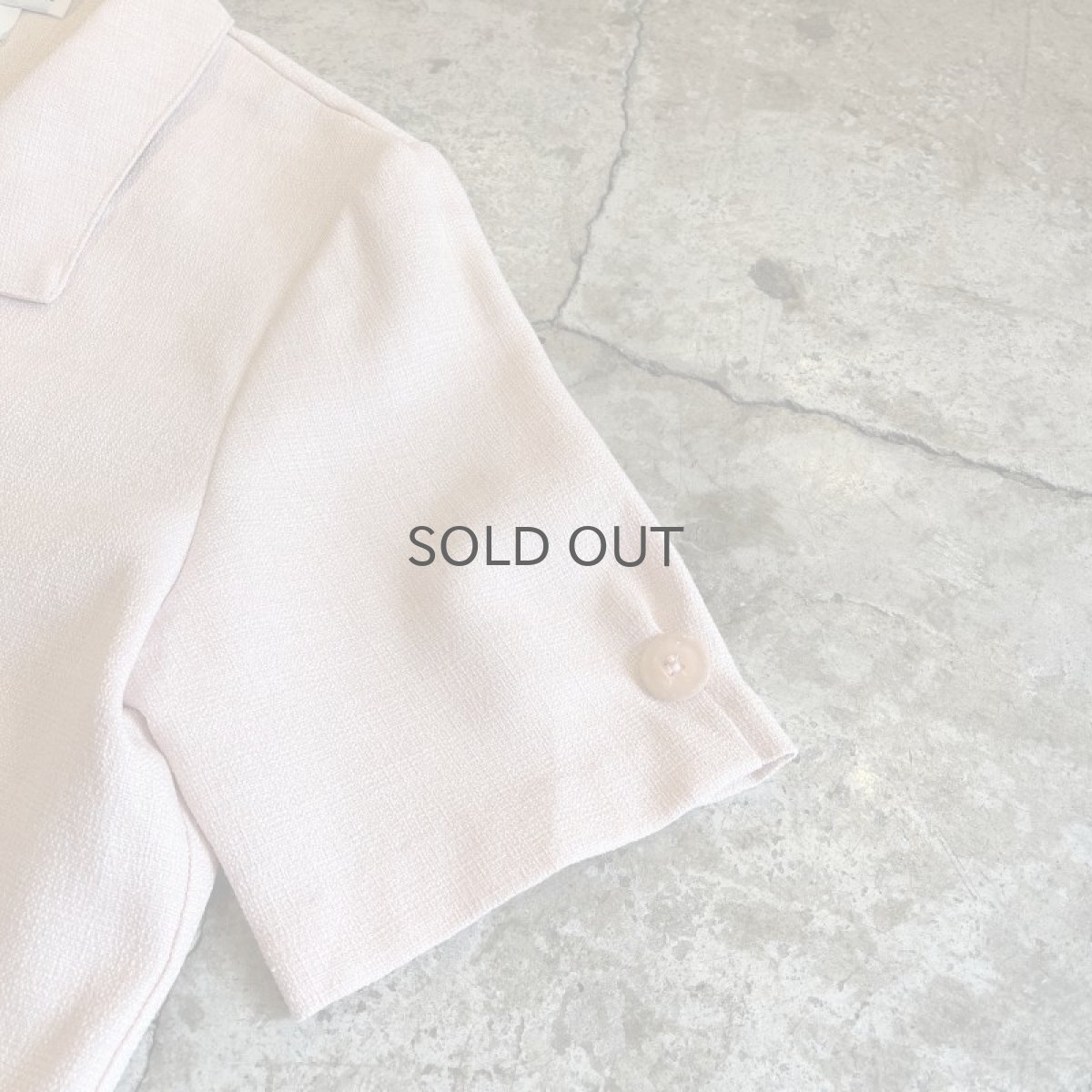 画像8: PALE TONE 2 POCKET DESIGN S/S TAYLOR JACKET / Ladies M(10) / MADE IN USA (8)