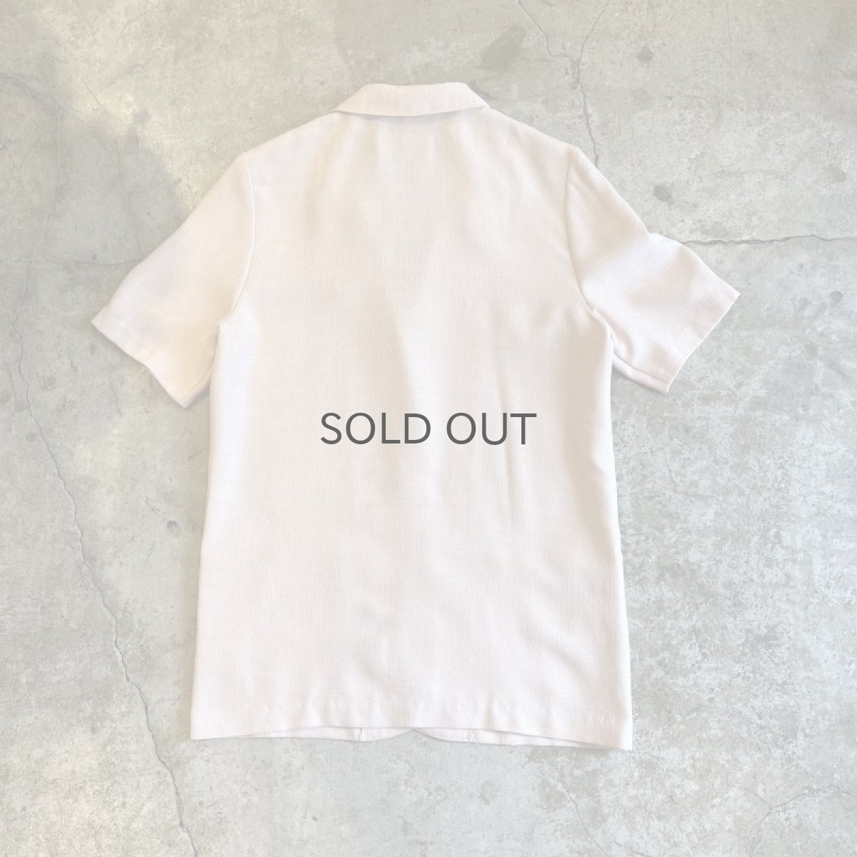 画像2: PALE TONE 2 POCKET DESIGN S/S TAYLOR JACKET / Ladies M(10) / MADE IN USA (2)