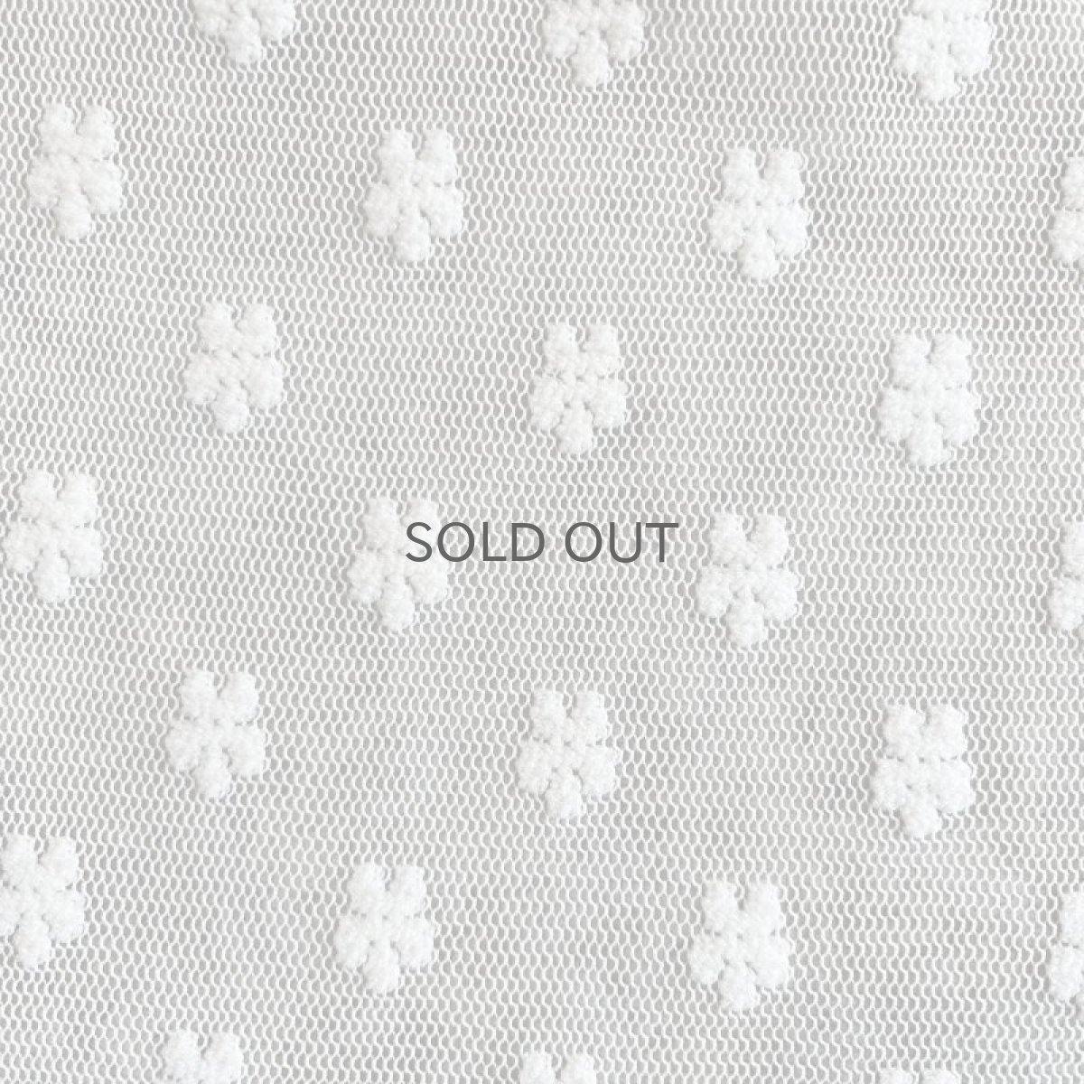 画像11: ALL OVER FLOWER EMBROIDERY PATTERN DESIGN TULLE SHEER S/S SHIRT / Ladies M (11)