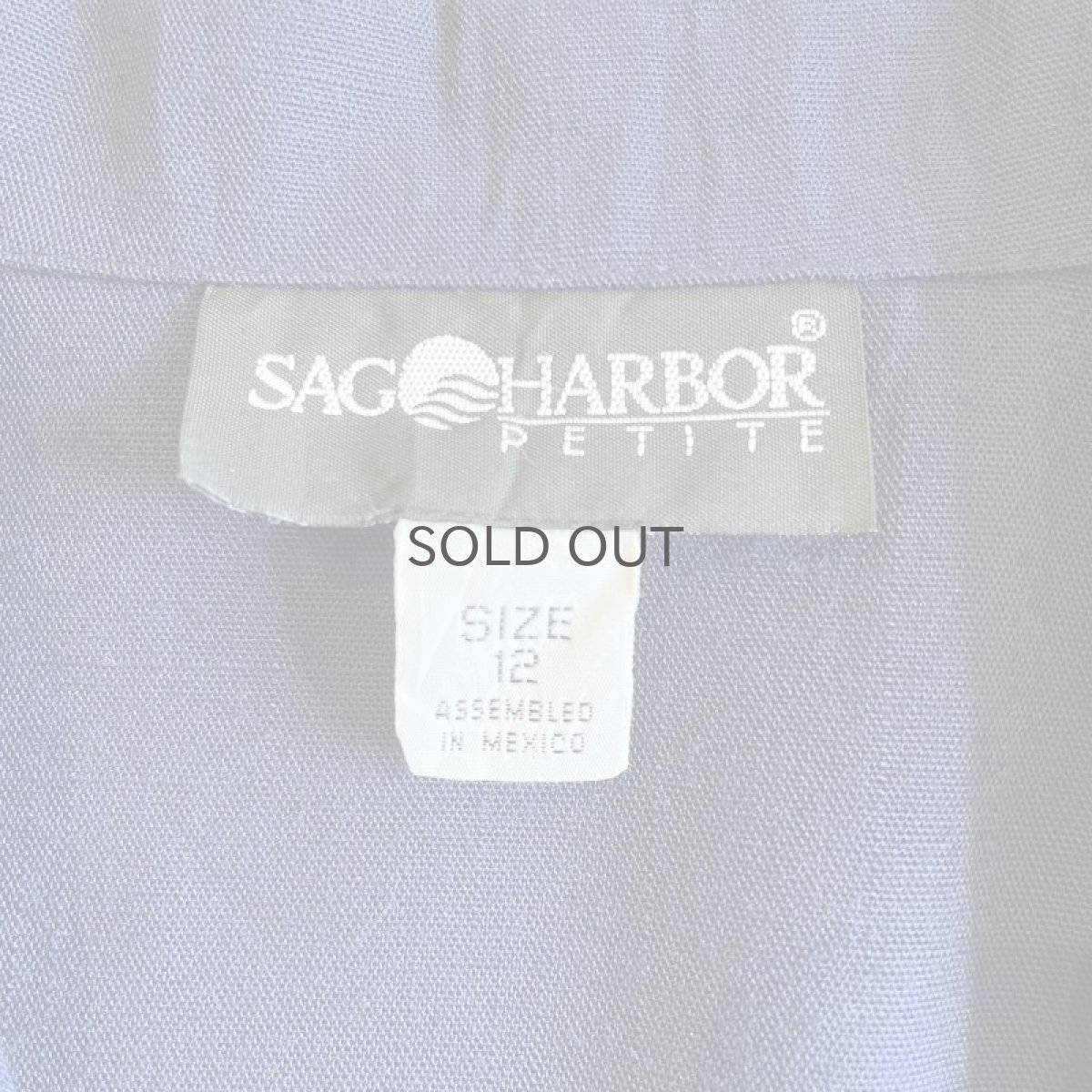 画像11: NAVY COLOR DOUBLE POCKET DESIGN TAILORED JACKET / Ladies M(12) (11)