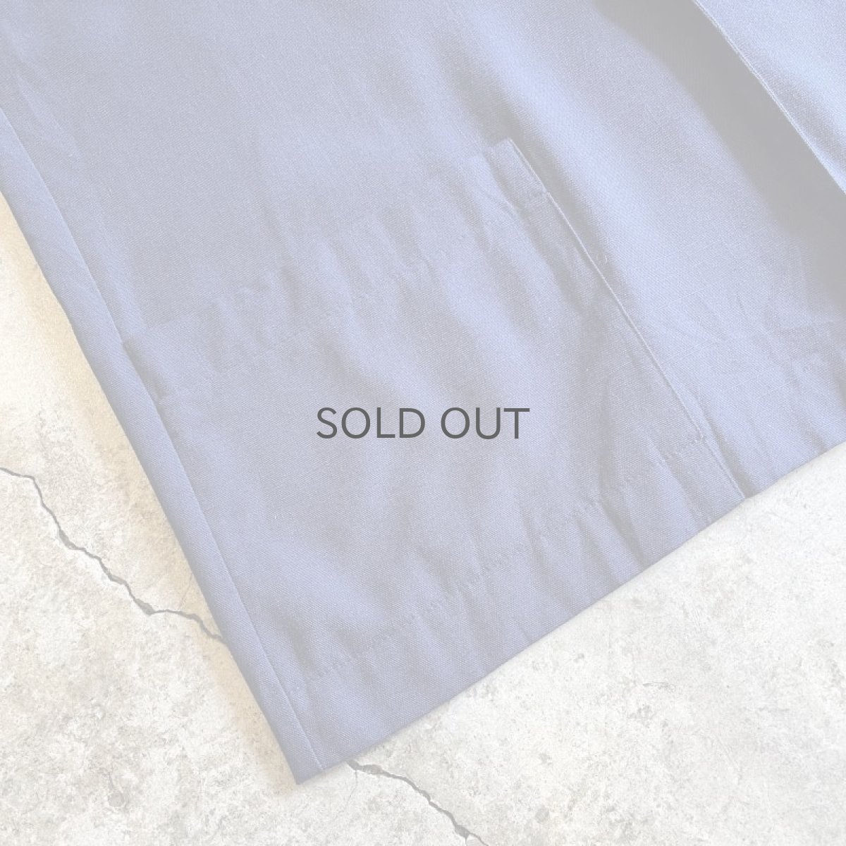 画像4: NAVY COLOR DOUBLE POCKET DESIGN TAILORED JACKET / Ladies M(12) (4)