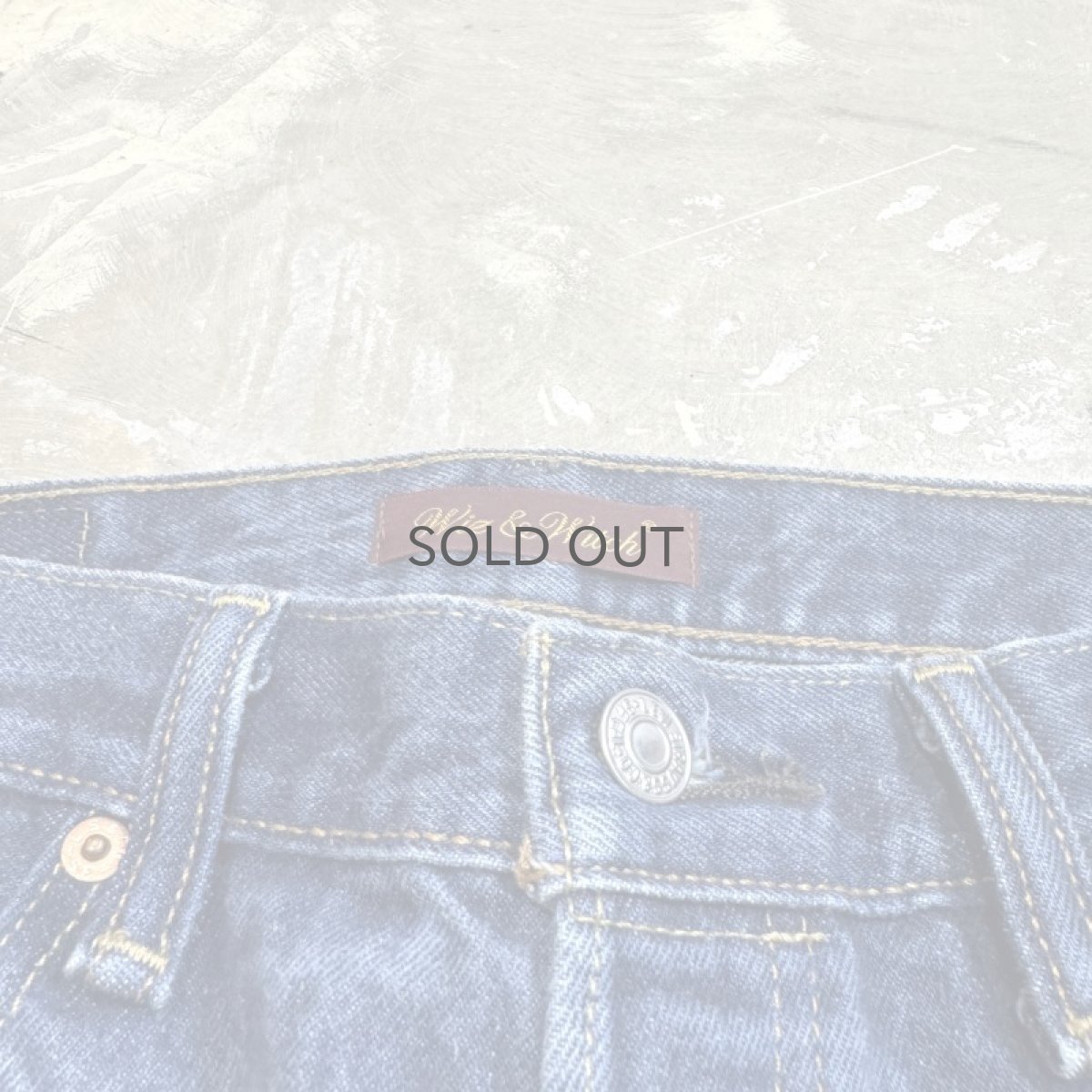 画像10: 【Wiz&Witch】"UNITED" SIDE ORIENTAL WIDE DENIM PANTS / W31 (10)