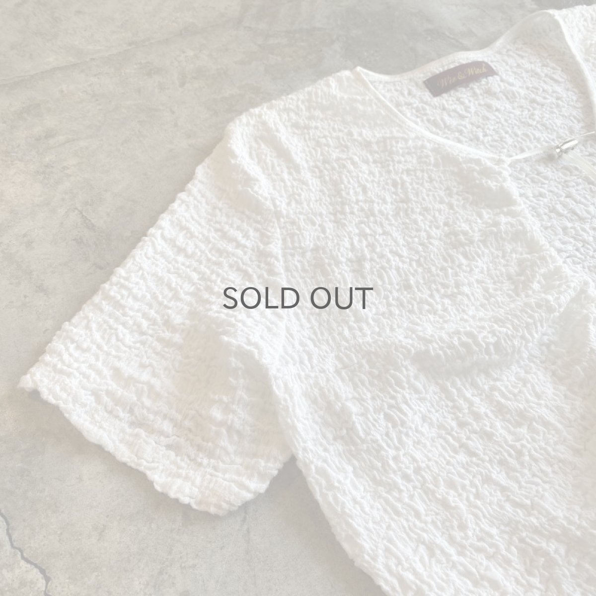 画像5: 【Wiz&Witch】"WEIRD" DRAW CODE CARDIGAN S/S TOPS / OS (5)