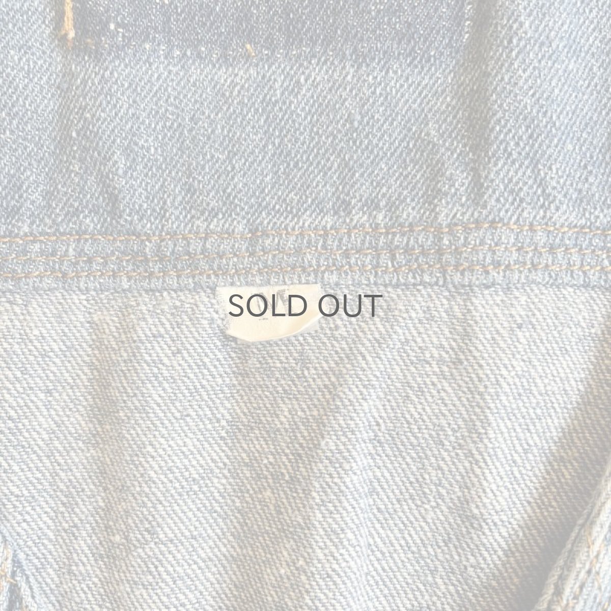 画像10: FIVE POCKET DESIGN DENIM VEST / Ladies M (10)