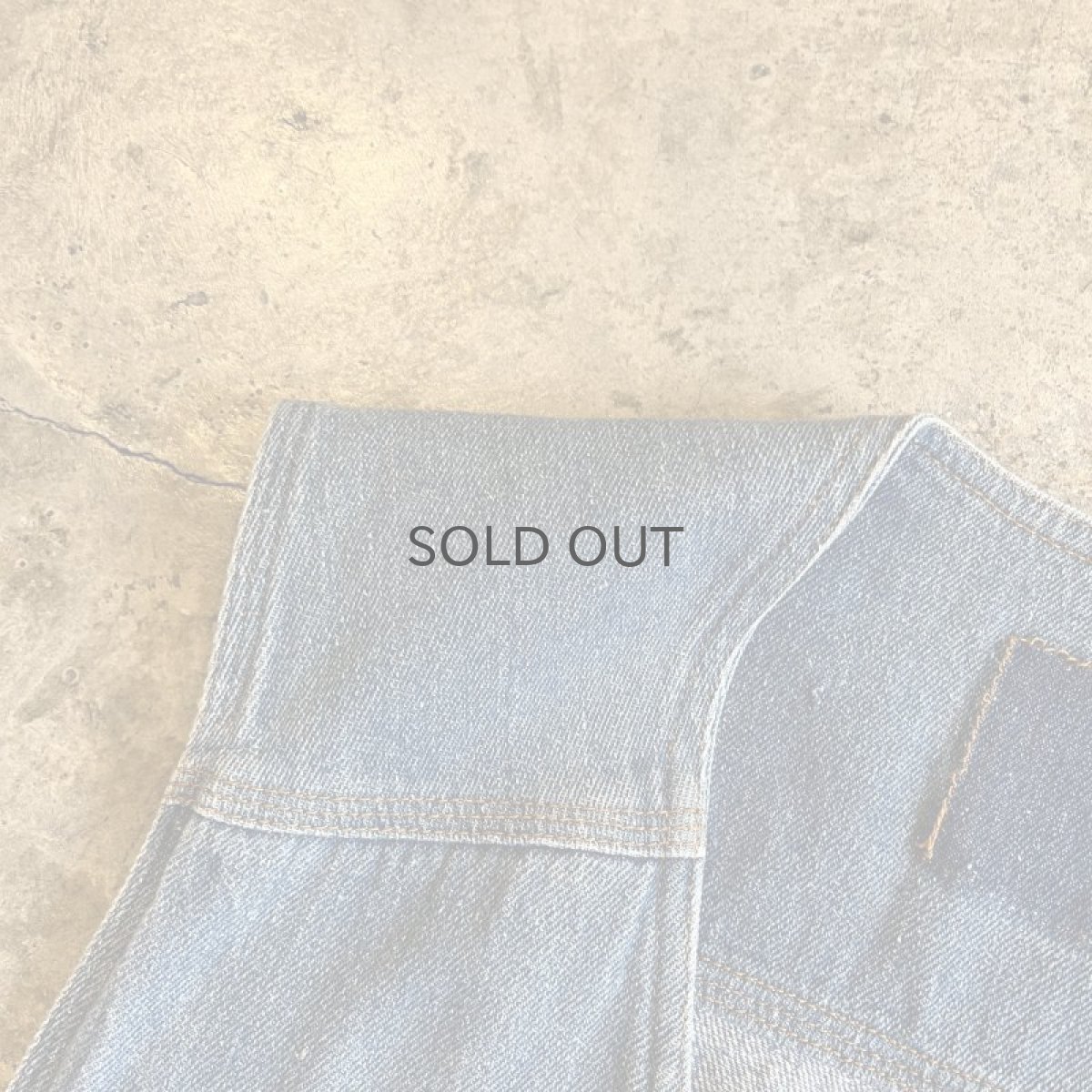 画像7: FIVE POCKET DESIGN DENIM VEST / Ladies M (7)