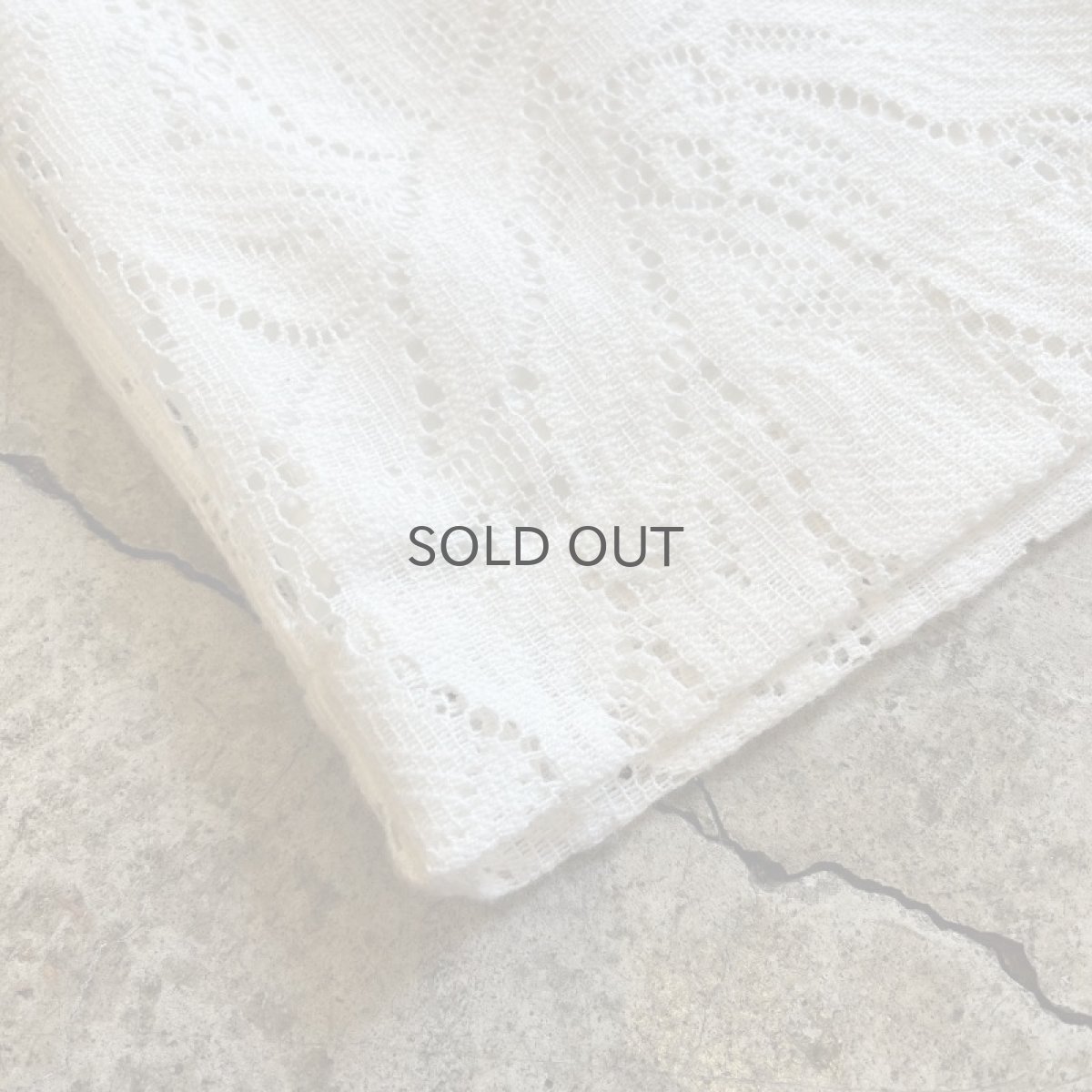 画像4: ALL FLOWER PATTERN LACE DESIGN WIDE PANTS / W29 (4)