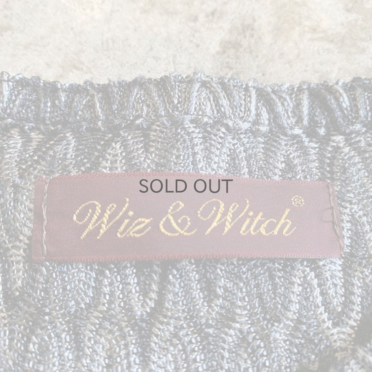 画像11: 【Wiz&Witch】"WEIRD" DRAW CODE CARDIGAN S/S TOPS / OS (11)