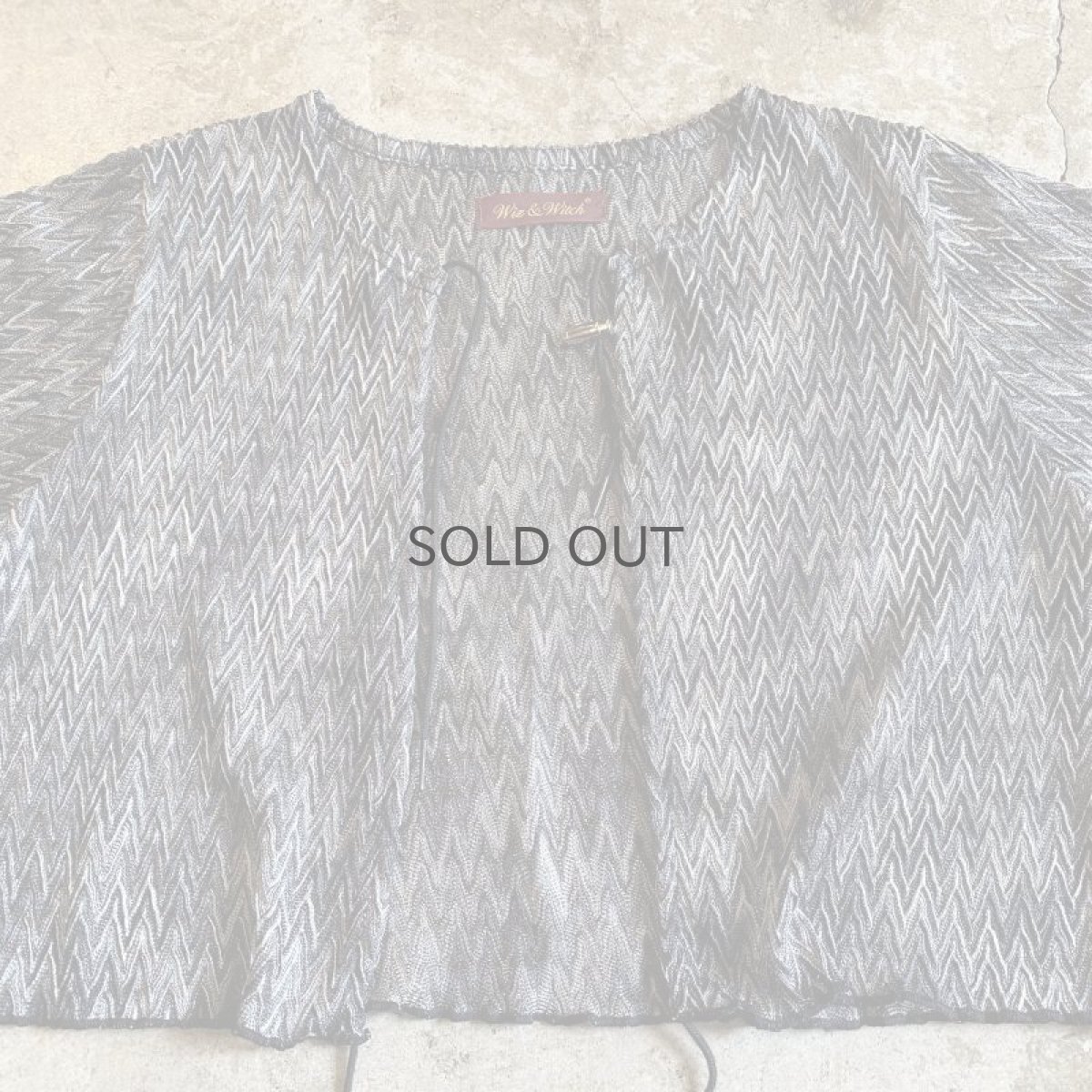 画像9: 【Wiz&Witch】"WEIRD" DRAW CODE CARDIGAN S/S TOPS / OS (9)