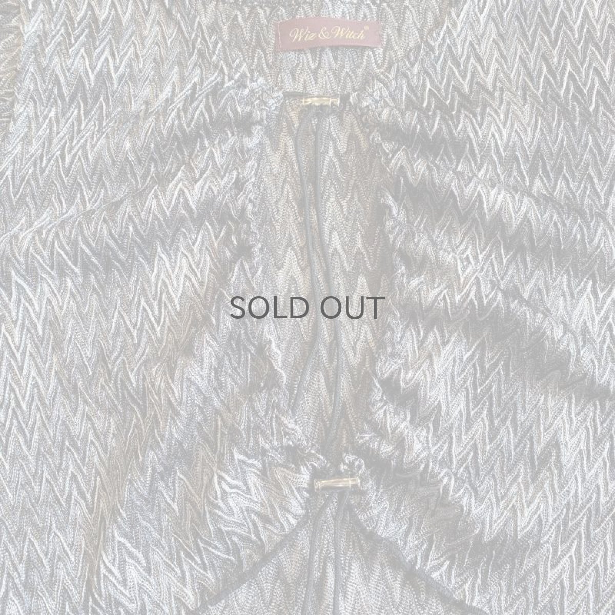 画像6: 【Wiz&Witch】"WEIRD" DRAW CODE CARDIGAN S/S TOPS / OS (6)