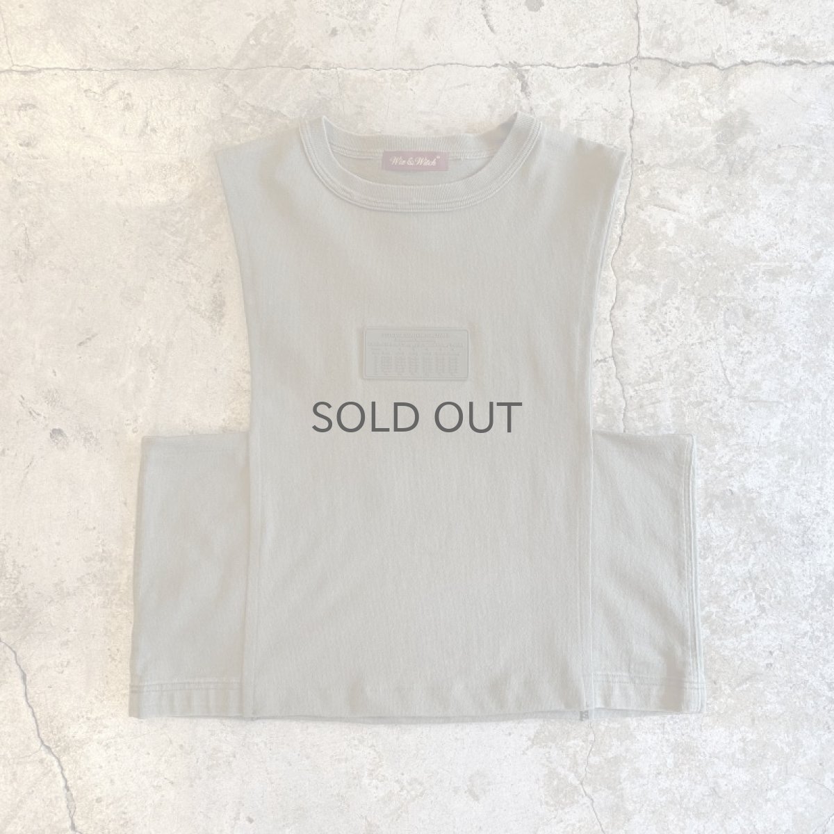 画像1: 【Wiz&Witch】"SAVE" HEAVY COTTON TEE VEST / OS (1)