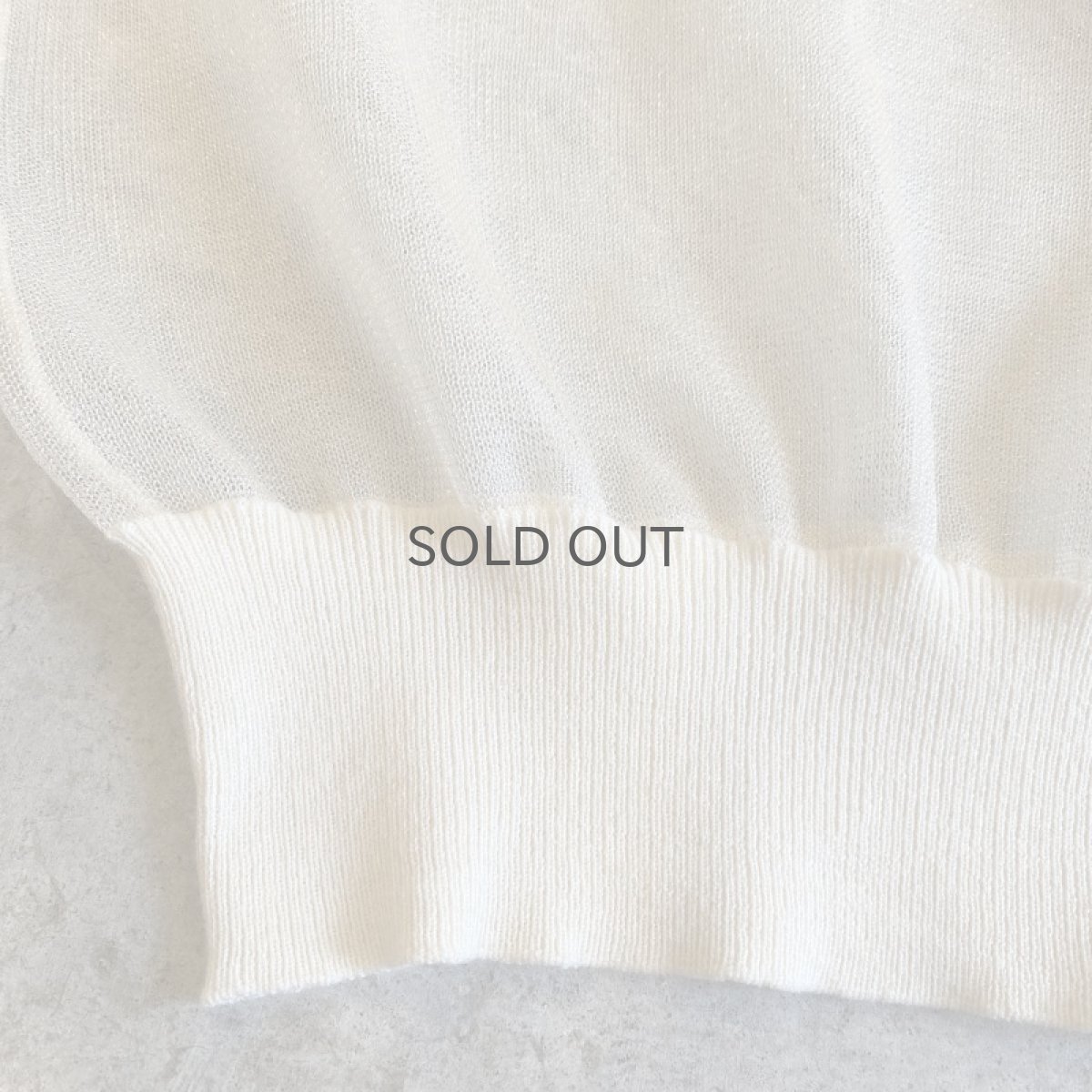 画像7: LAYERED TULLE SHEER L/S TOPS / Ladies M (7)