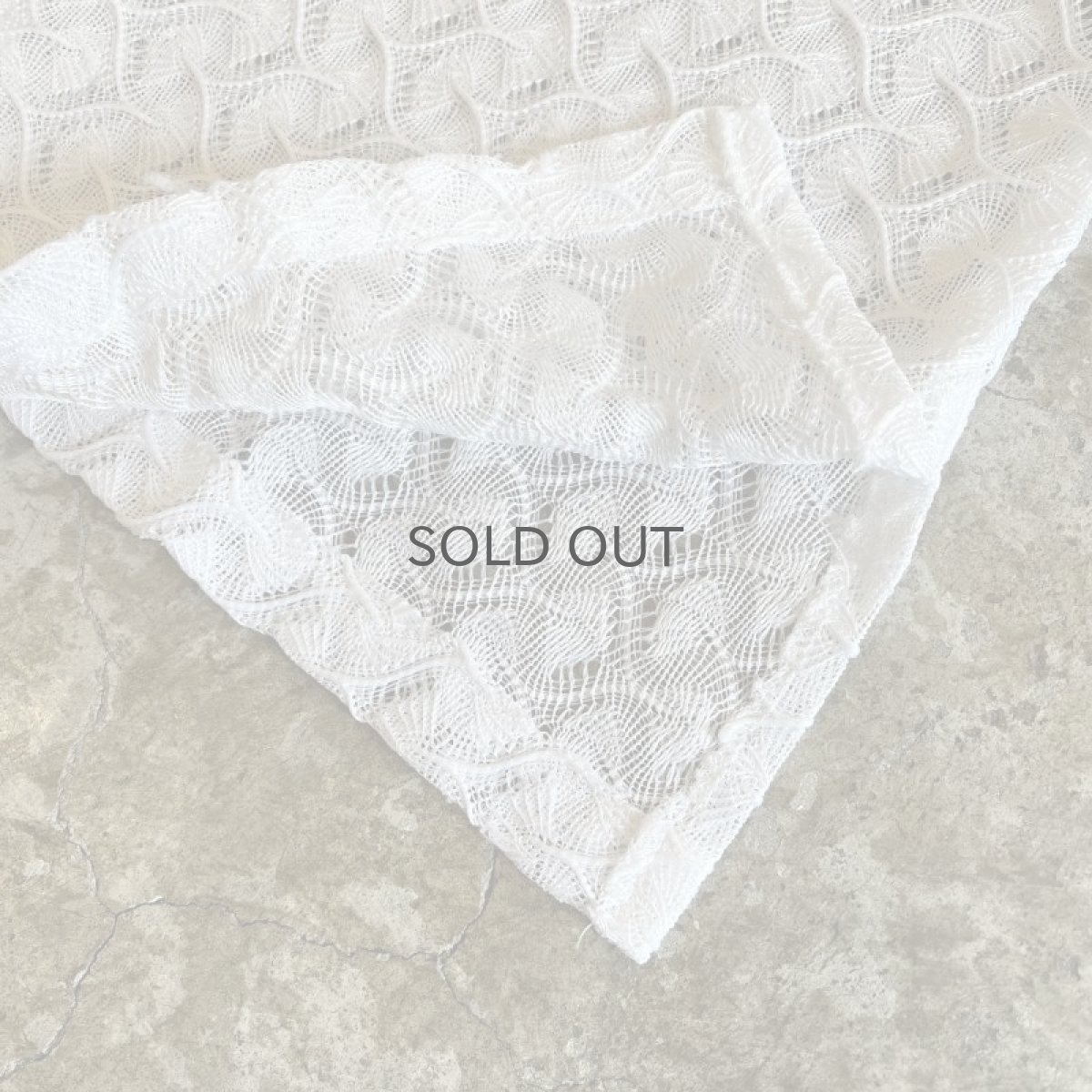 画像5: ALL OVER GEOMETRIC PATTERN DESIGN MESH STAND COLLAR L/S SHIRT / Ladies M (5)