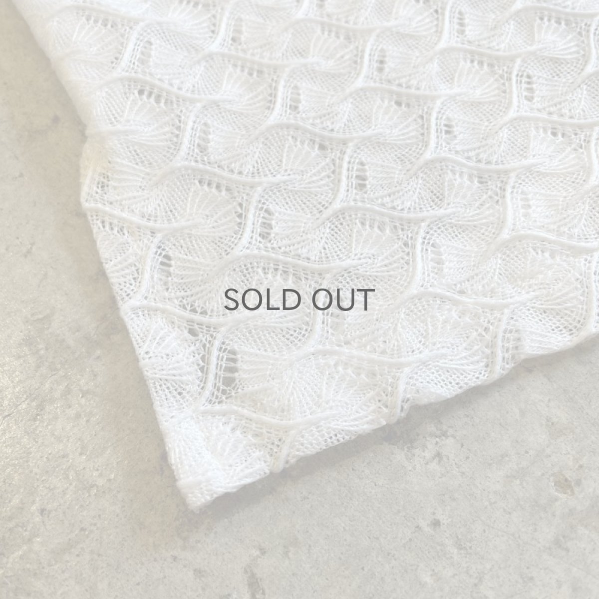 画像3: ALL OVER GEOMETRIC PATTERN DESIGN MESH STAND COLLAR L/S SHIRT / Ladies M (3)