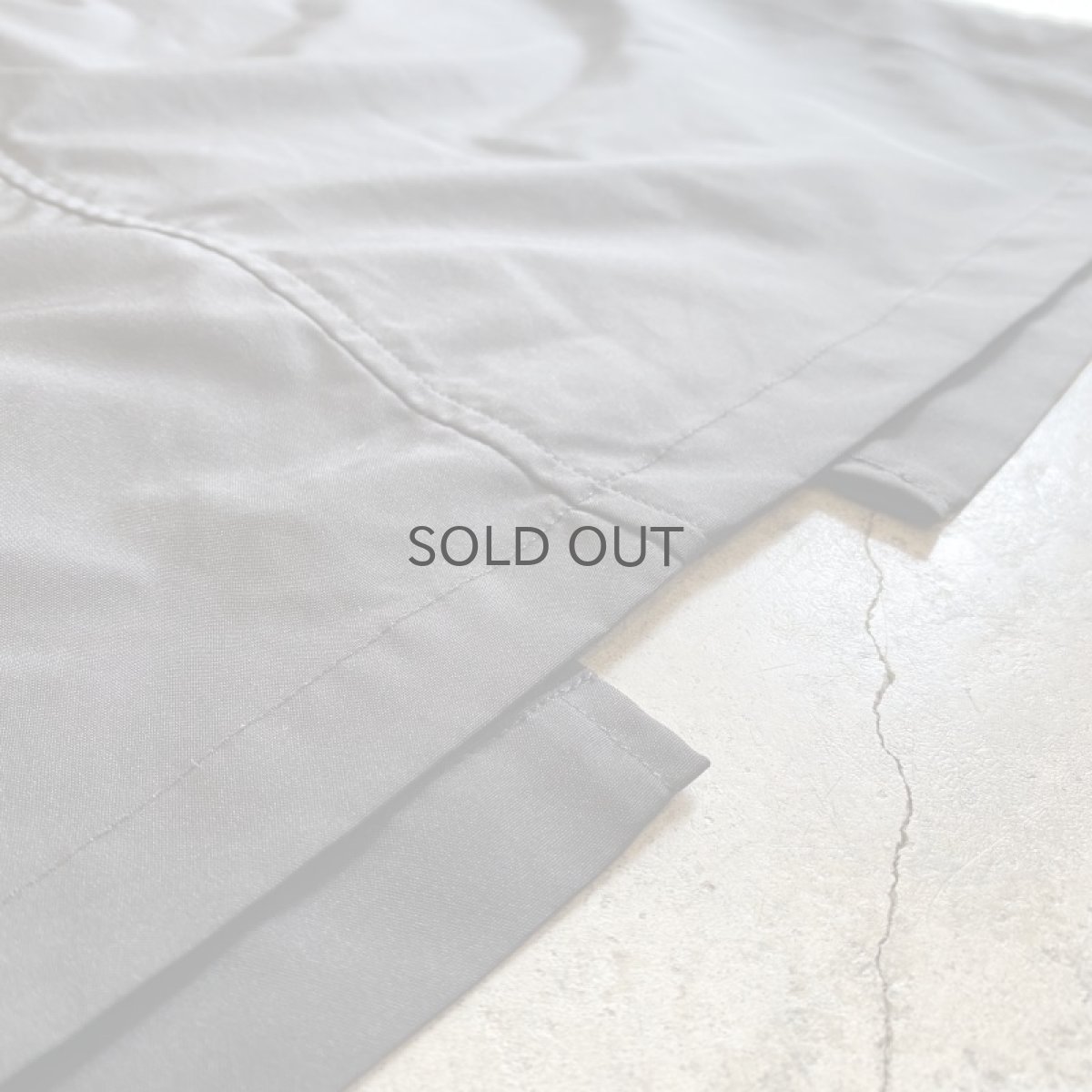 画像11: BACK SLIT NYLON CARGO DESIGN LONG SKIRT / FREE~W35 (11)